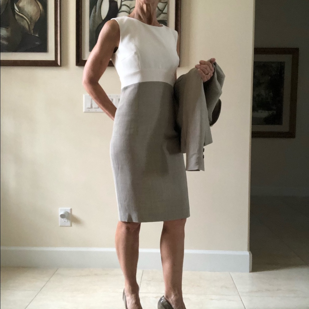ESCADA sleeveless dress (jacket also available)